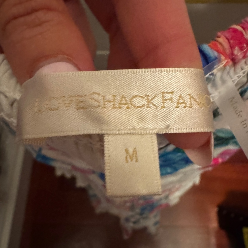 LoveShackFancy Blue and Pink Garment